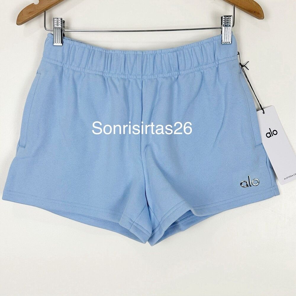 Alo Yoga Accolade Short NWT Seashell Blue XXS Limited  Edition